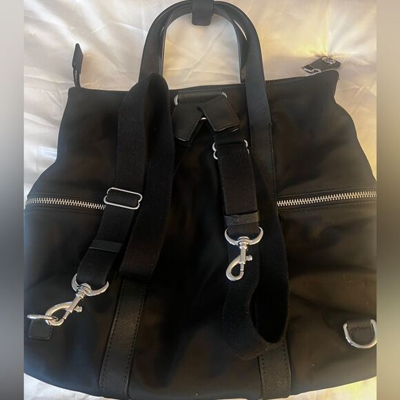 Henri Bendel Jetsetter Backpack - Black and Silver - Small main image 8